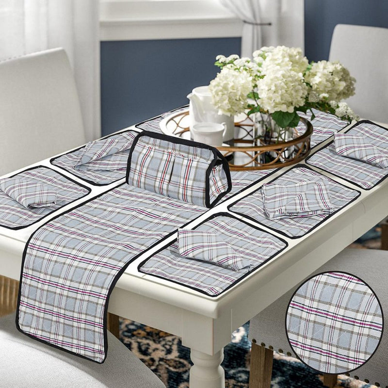 Quilted Dining Set  Checque style