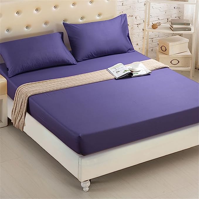 Fitted Sheet Set-Purple