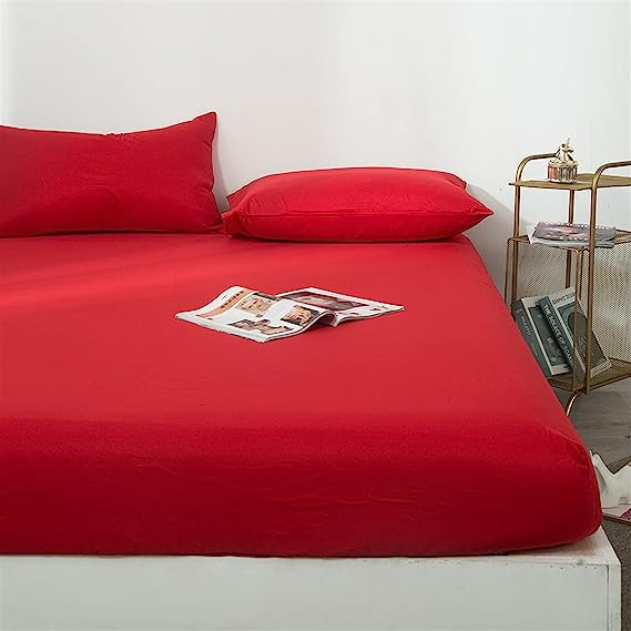 Fitted Sheet Set-Red
