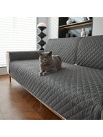 Dark Grey Reversible Sofa Cover