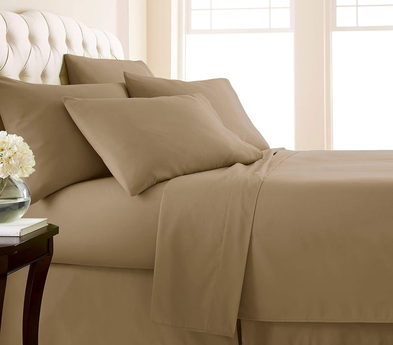 Fitted Sheet Set-Taupe