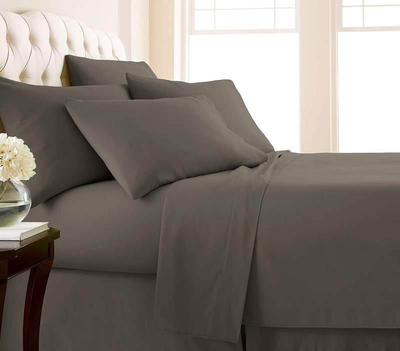 Fitted Sheet Set-Dark Taupe