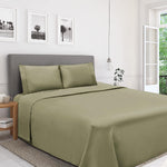 Double Bed Sheet-Bottle Green