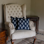 Ahan Hand Block Printed Ahan Hand Block Printed- 1 PC Cushion Cover