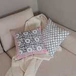 Alika Hand Block Printed Cushion Covers Alika Hand Block Printed Cushion Covers-2 PC Set