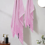 Calvin Klein Exclusive Towels 2 Pcs Set - Bath Towel (27 x 54 Inches) & Hand Towel (20 x 35 Inches) Calvin Klein Exclusive Towels 2 Pcs Set - Bath Towel (27 x 54 Inches) & Hand Towel (20 x 35 Inches)