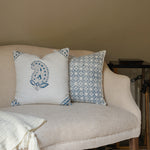 Classic Paisley Hand Block Printed Cushion Covers Classic Paisley Hand Block Printed Cushion Covers-2 PC Set