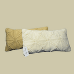 Crochet Rectangular Cushion Cover Beige Coco Beige Floor cushion Cover -1 Pc  Crochet Rectangular cushion