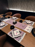 Date Palm Handcrafted Dining Table Set by Premia Home