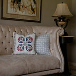 Imari Hand Block Printed Cushion Covers Imari Hand Block Printed Cushion Covers-2 PC Set