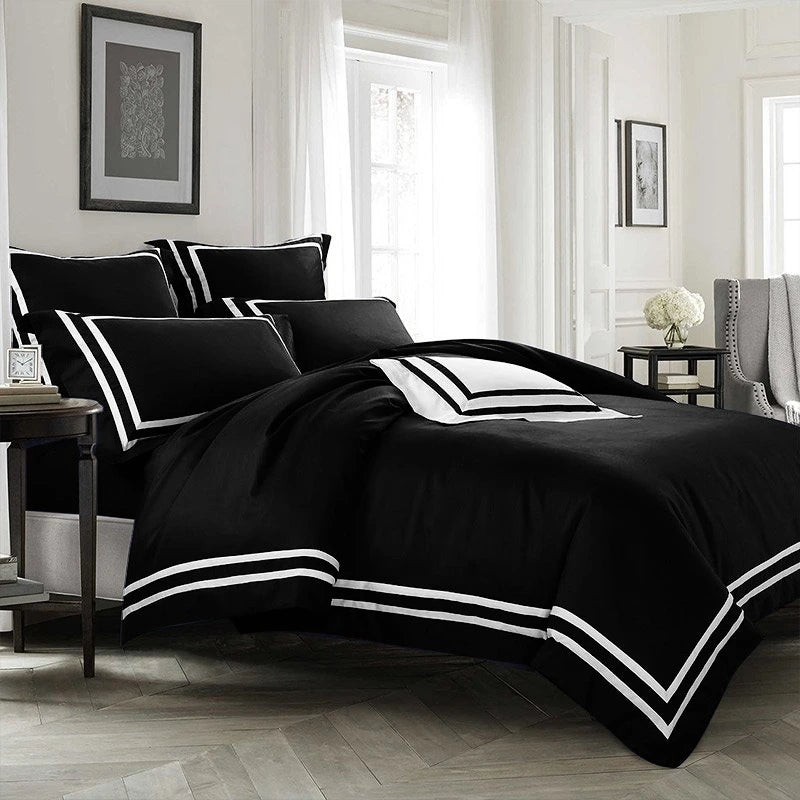 Manhattan_Cotton_Satin_Duvet_Cover_Set-Black