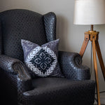 Mirwah Grey (Appliqué) Mirwah Grey (Appliqué) - 1 PC Cushion Cover