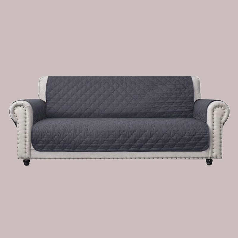 Sofa cover Dark Grey Dark Grey Reversible Sofa Cover