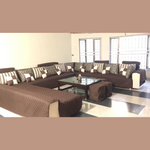 U Shape  sofa Cover Customised L Shape Sofa Cover