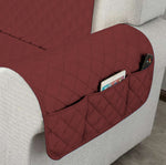 Burgundy Sofa Cover