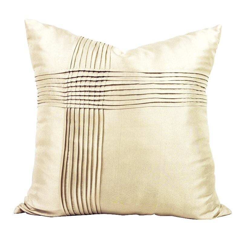 Clio Cushion Cover-Golden Beige