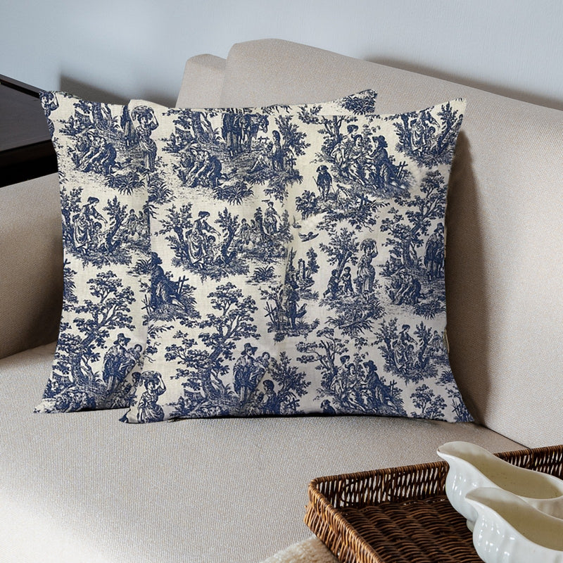 Balmoral Blue Cushion Covers-2 pcs Set