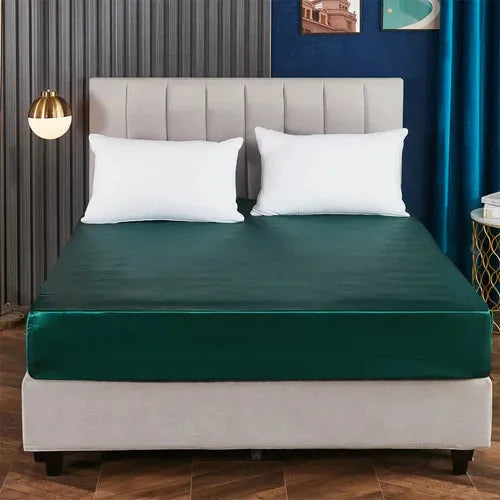 Shamoz Silk Fitted sheet ( Forest Green )