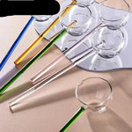 Heat Resistant Borosilicate Glass Tarka Spoon