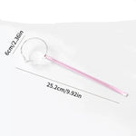 Heat Resistant Borosilicate Glass Tarka Spoon