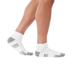 Men's Quarter Socks, White