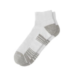 Men's Quarter Socks, White