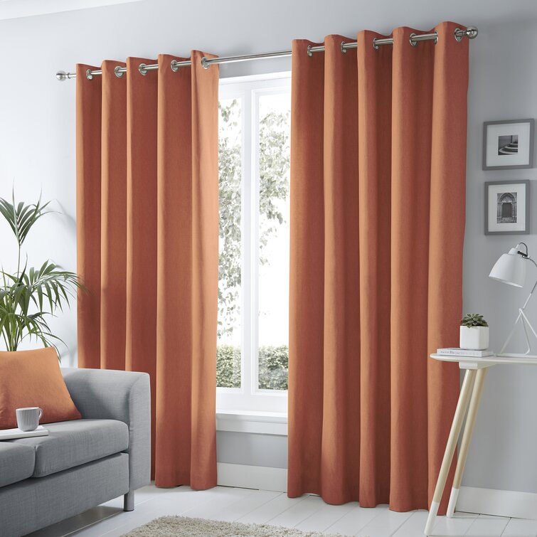 Plain Dyed Curtain-Clay Brick