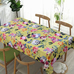 English Garden Yellow Table Cover