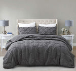 Charcoal Pinch Pleat Comforter