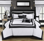 RITZ BLACK & WHITE DUVET COVER SET