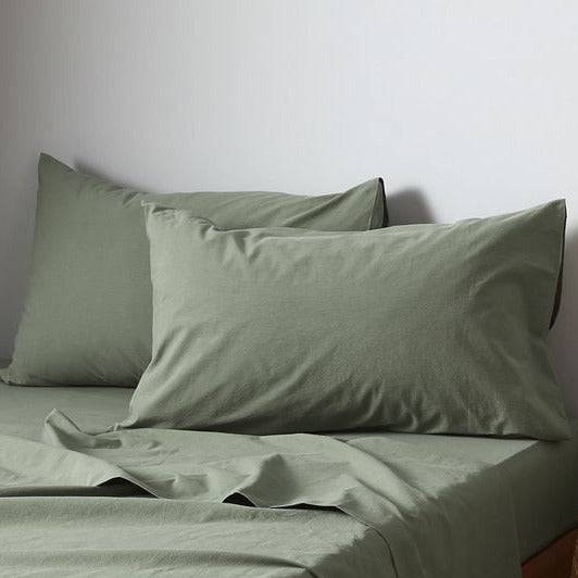 Pillow Case Pair-Green