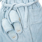 Vintage Blue Slippers