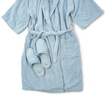 Vintage Blue Slippers