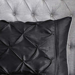 Black cotton Satin Luxury Pintuck Set