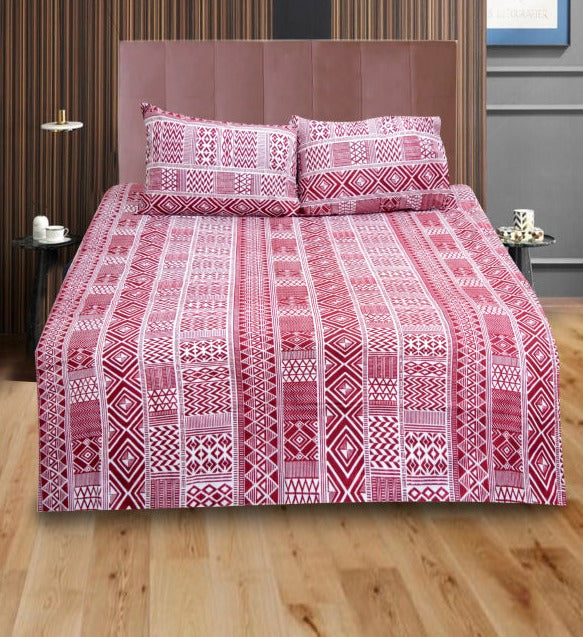 Double Bed Sheet-Cayenne