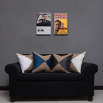 Duo Triangle(White) Cushion Cover