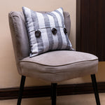 Savanna Stripe (Grey) Cushion Cover