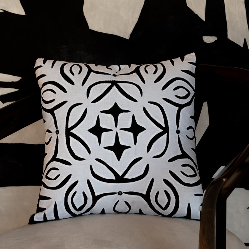 Arushi (Appliqué) - 1 PC Cushion Cover
