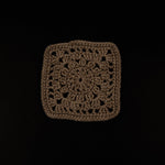 6 Pcs Beige Woollen Coasters
