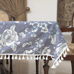 Bridgewater Purple Table Cover With Napkin Set