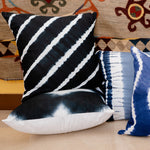 Shibori Black -2 Pc Cushion Cover Set Tie & Dye