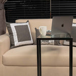 Sienna Grey -1 Pc Jute Cushion cover