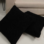Coco Black Floor cushion Cover -1 Pc  Crochet cushion