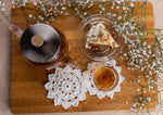 white flower shaped crochet  6 Pcs Flower Coasters