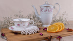 pearl design white crochet  Glass Cover with White Pearls-6 Pcs