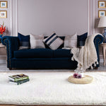 Daisy White  Crochet Throw