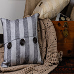 Savanna Stripe (Grey) Cushion Cover