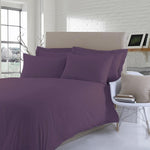 Dark Purple-Dyed Satin Duvet Bed Set
Success
