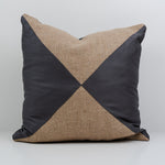 Duo Triangle(Black) Cushion Cover