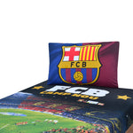 Kids Single Bed Sheet-FC Barcelona